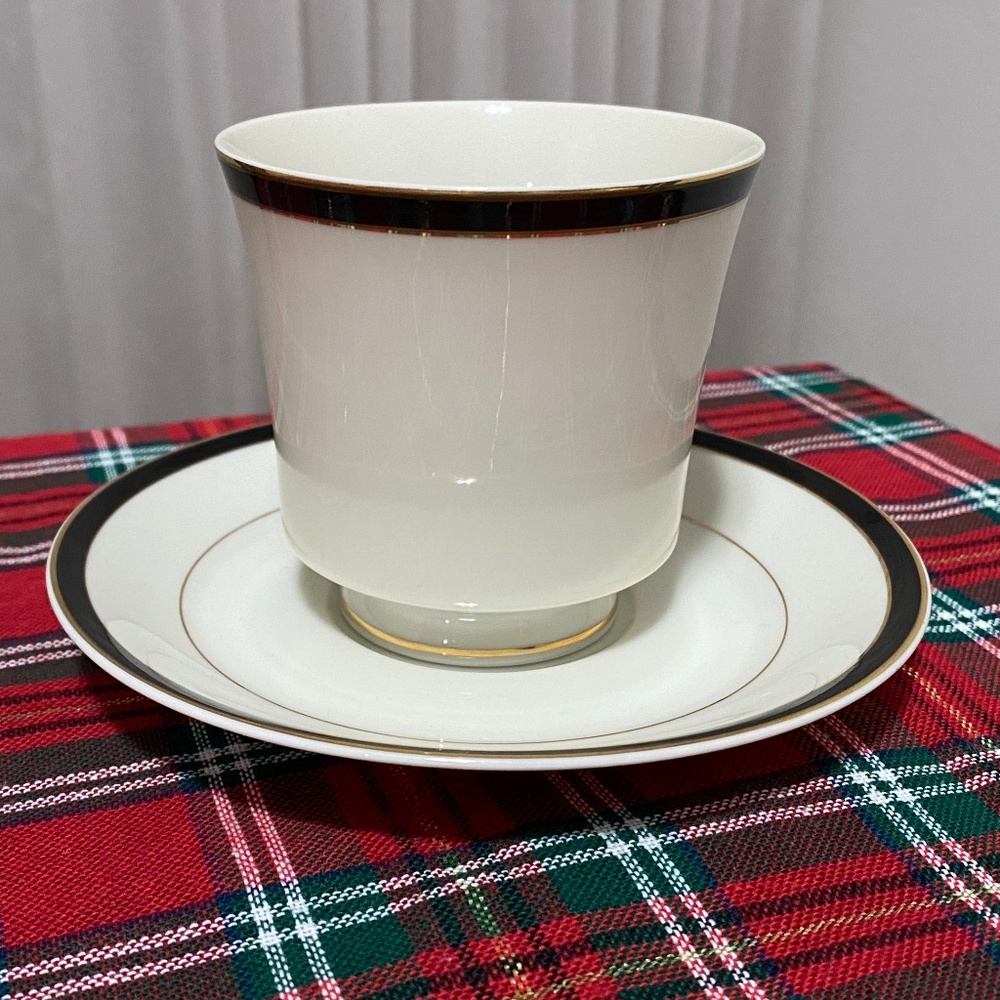 Vintage, Mikasa Ivory China, Tea Cup & Saucer